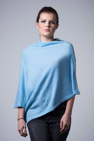 Cashmere Button Wrap - Nine Yaks