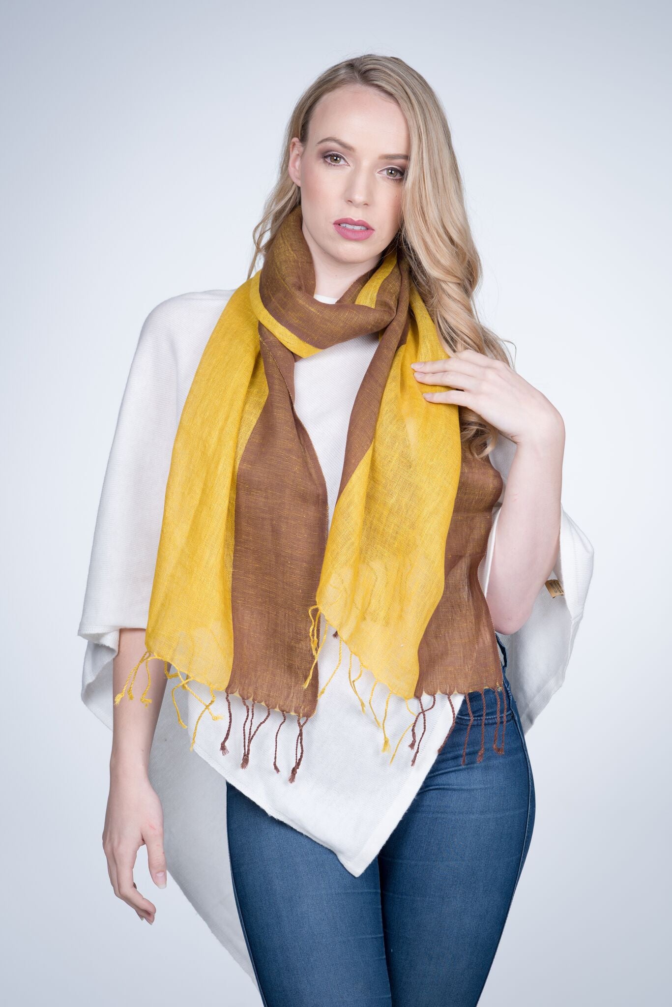 Linen Scarf - Nine Yaks