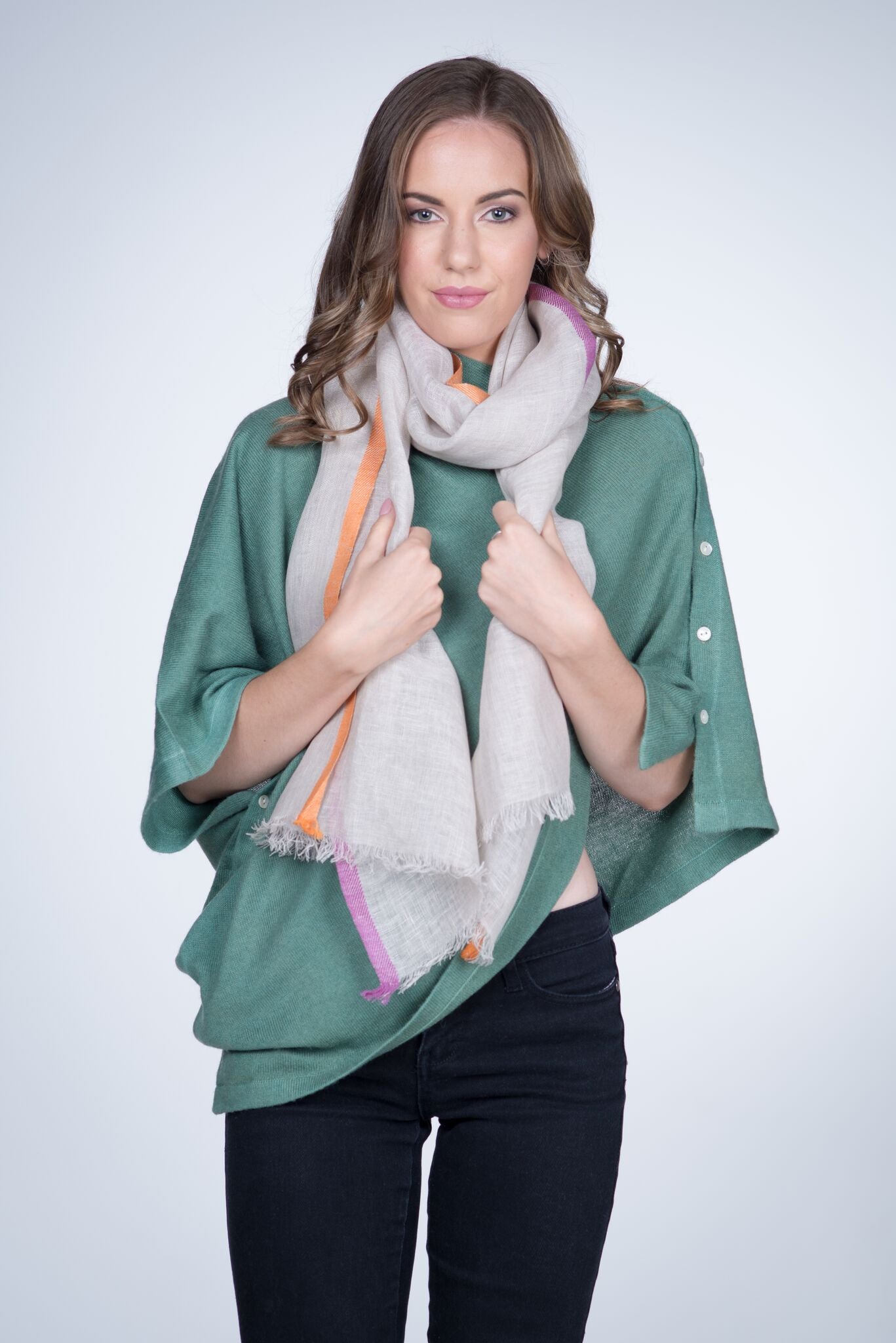 Linen Scarf - Nine Yaks