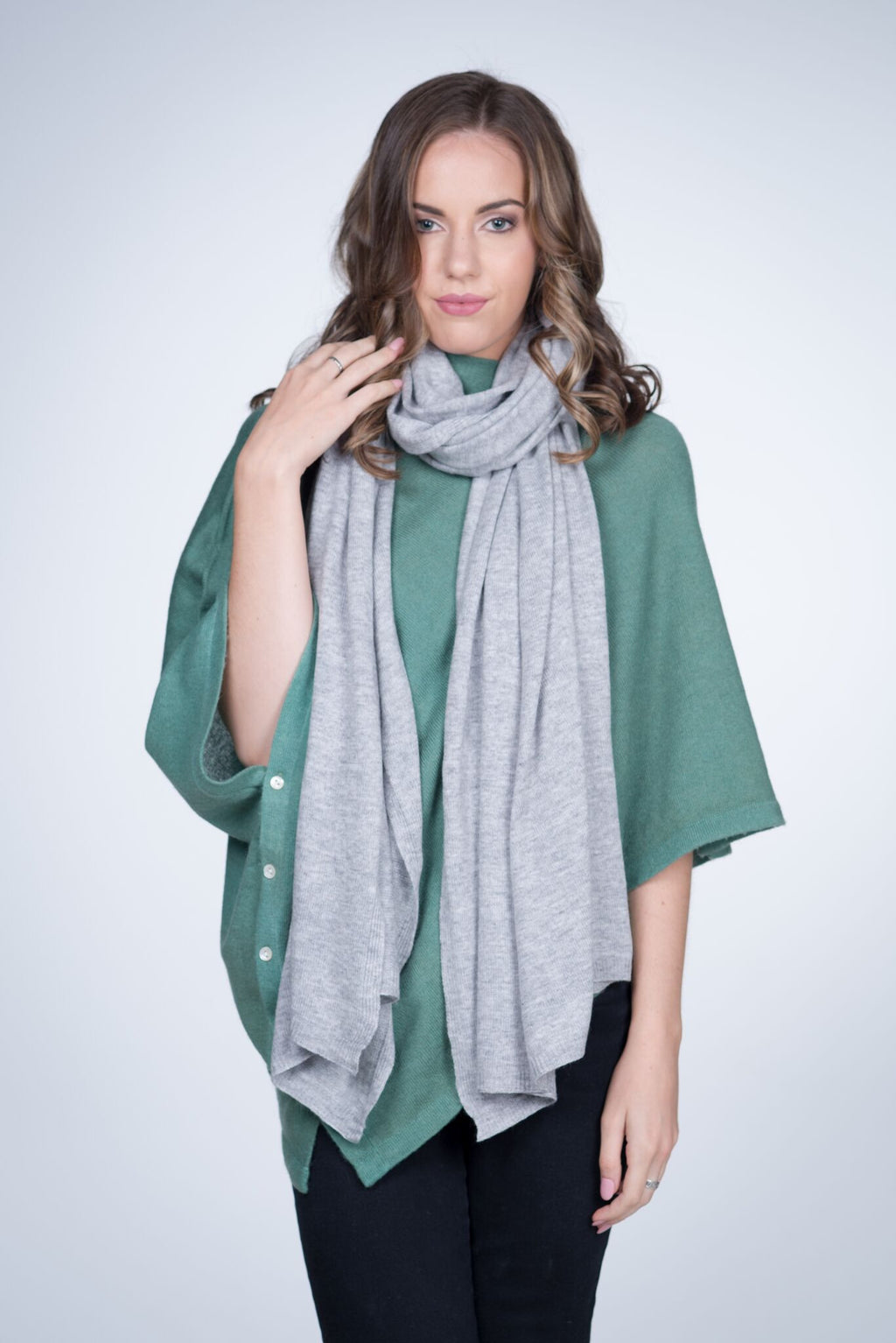 Knitted Cashmere Shawl - Nine Yaks