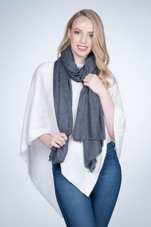 Natural Cashmere Shawl - Nine Yaks